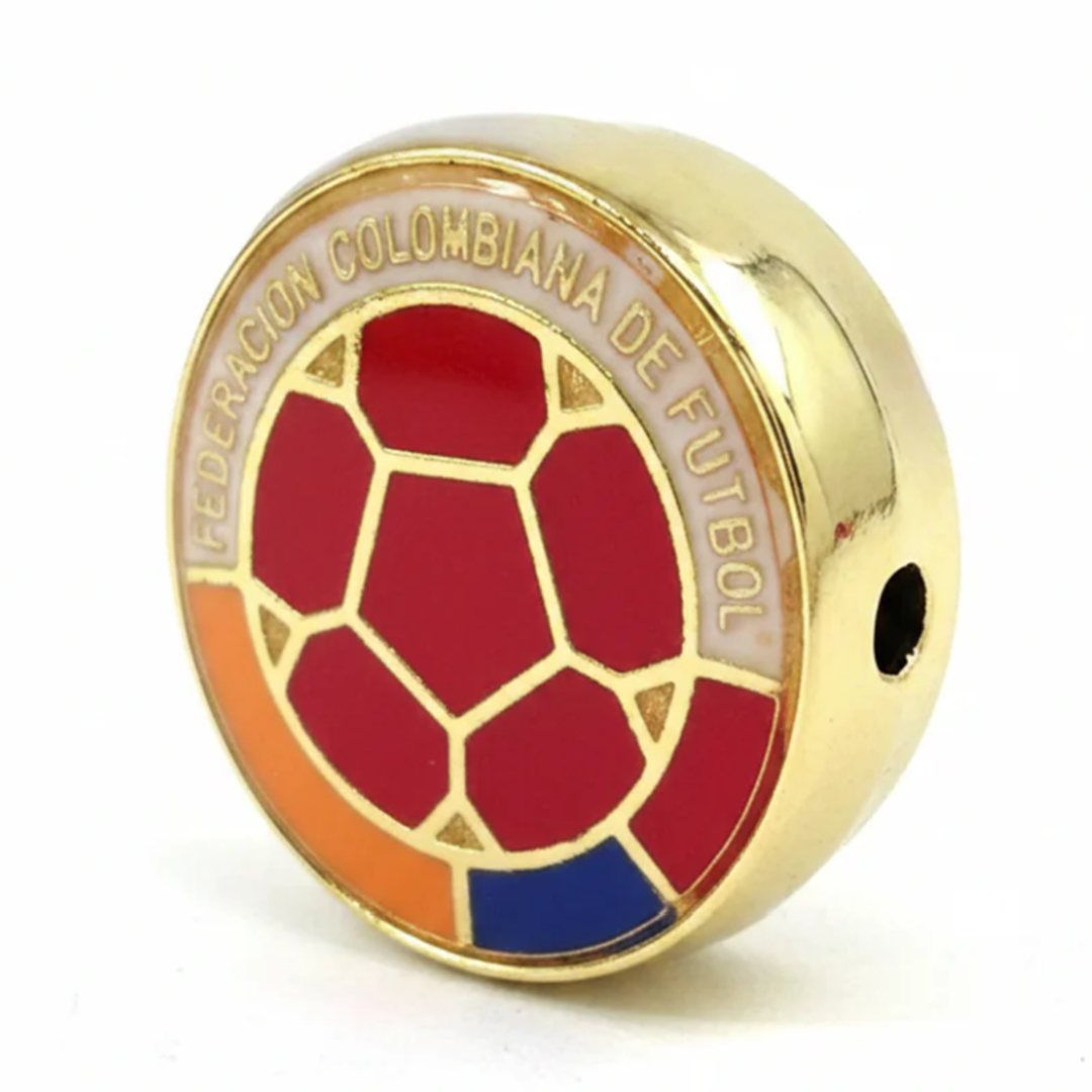 MANILLA EXCLUSIVA SELECCIÓN COLOMBIA DIJE EN ORO LAMINADO 18K
