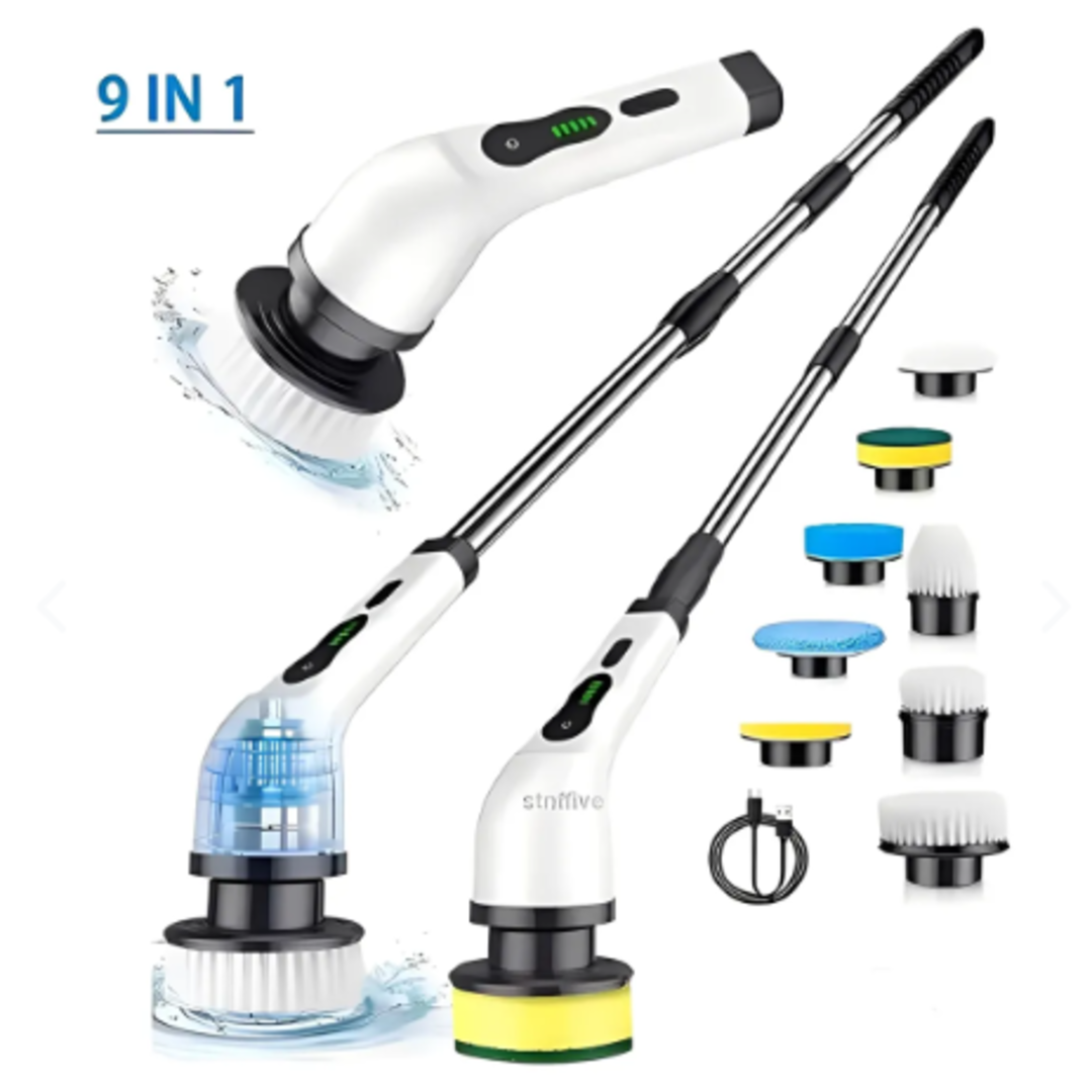 COMBO CEPILLO ELECTRICO LIMPIEZA 9 EN 1