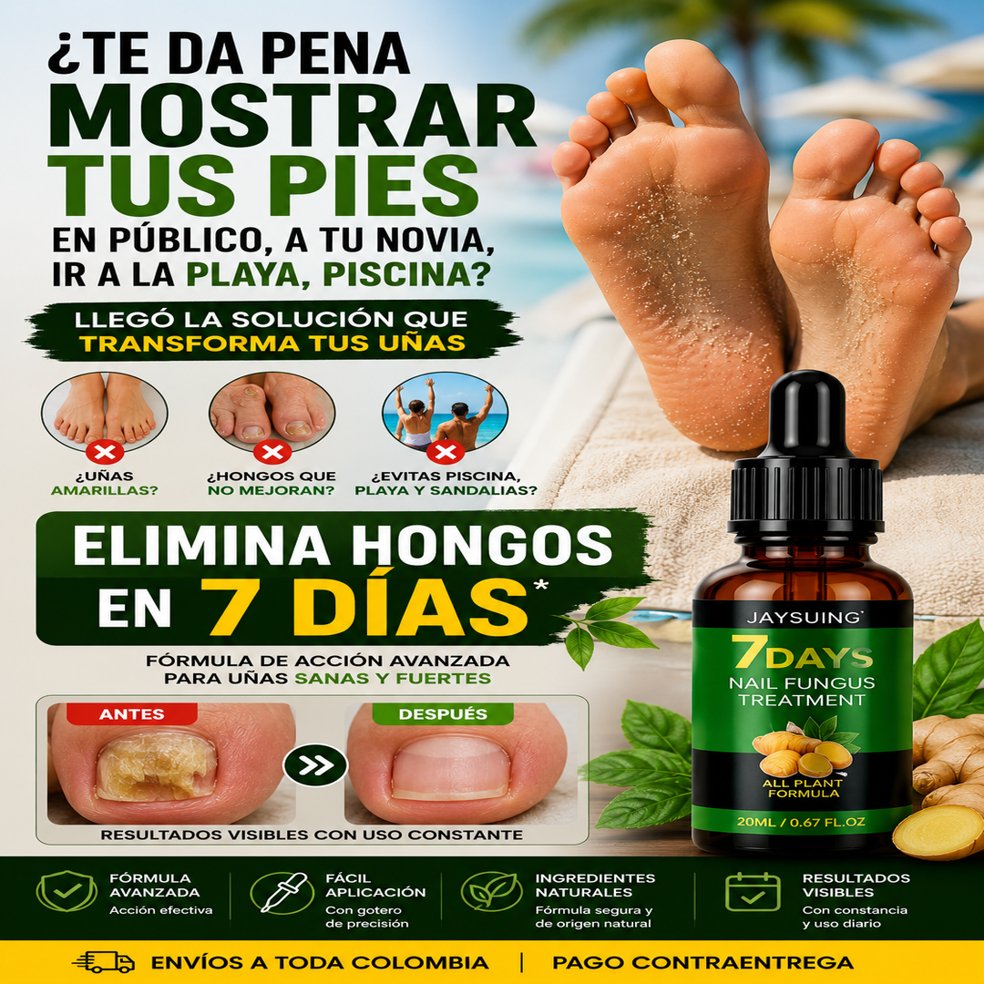 ELIMINA HONGOS EN 7 DÍAS X2 UND